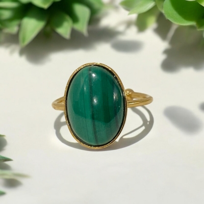 Bague Justine Malachite