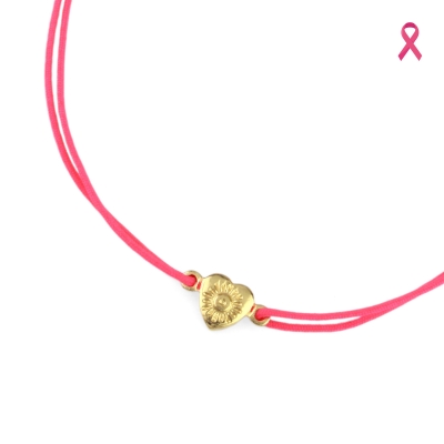 Bracelet Octobre Rose Fluo