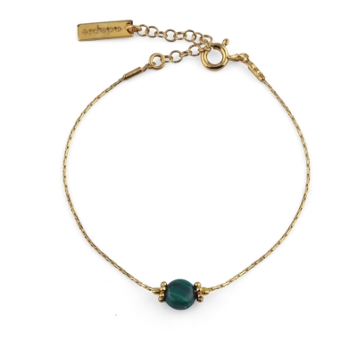 Bracelet chaine Stone Malachite