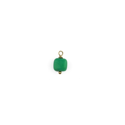 Pendentif Stone Agate verte