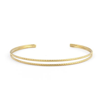 Bracelet Croisé Double 